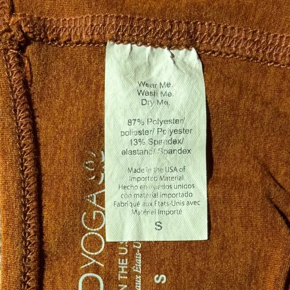 Beyond Yoga Spacedye Racerback Crop Tank Chai Golden Brown Orange Small - Picture 5 of 7